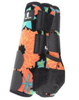 Coral Tropics Classic Equine Rear Hind Legacy System Sports Horse Leg Boots L/M/S