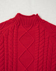 Joanna Cable Knit Baggy Sweater