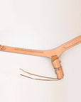 42 In Hilason Western Right Hand Gun Holster Rig 44/45 Cal Leather Cowboy