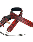 34 In Hilason Western Right Hand Gun Holster Rig 38 Cal Leather Cowboy