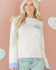 Vienna Cuffed Drop Shoulder Sweater