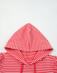 Hallie Puff Sleeve Stripe Hoodie