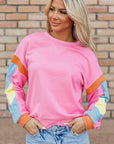 Veronica Colorblock French Terry Top