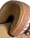 Western Classic Treeless Trail Barrel American Leather Saddle Hilason