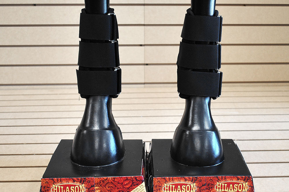 Hilason Western Horse Tack Leg Protection Deluxe Skid Bootsblack