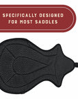 Hilason Anti Slip Cushion Grip Saddle Seat Cover With Cushion Yellow