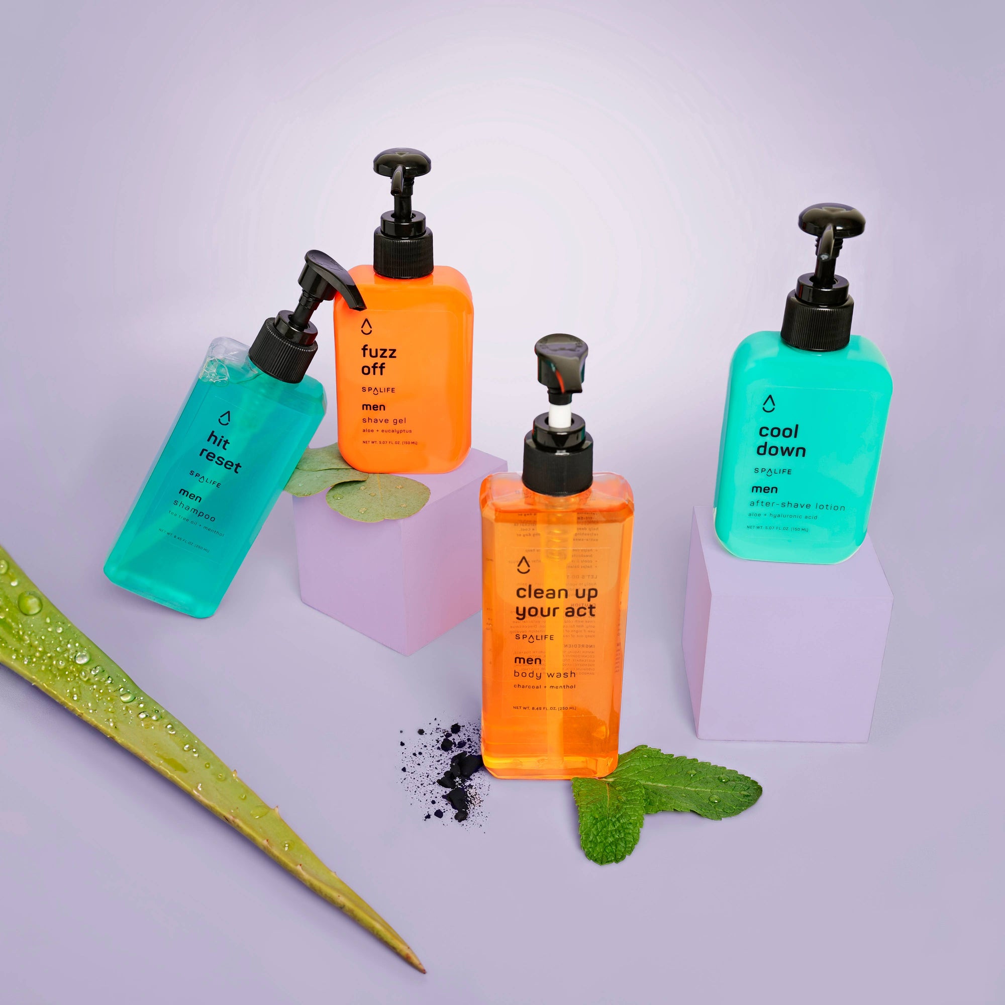 Men's Hair &amp; Body Care Grooming Kit,  Men's Skincare - 4 Pc