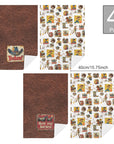 Vintage Cowgirls Set of 4 Kitchen Dish Towels Made in America