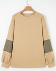 Bethany Patchwork Drop Shoulder PLUS Pullover