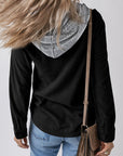 Isabella Hooded Drawstring Corduroy Shacket