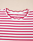 Royalty Scalloped Trim T Shirt