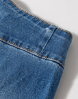 Jaylani Raw Hem Flare Jeans