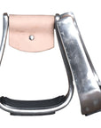 Hilason Aluminum Western Horse Saddle Stirrups Foot Grip