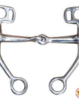 5" Hilason Horse Mouth Steel Tom Thumb Bit W/ Jointed Mouth