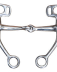 5" Hilason Horse Mouth Steel Tom Thumb Bit W/ Jointed Mouth