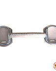 5" Hilason Western Leather Covered Stainless Steel Horse Mouth Bit
