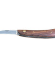 Hilason Western Leather Tool Horse Care Knife W/ Steel Blade Wooden Handle