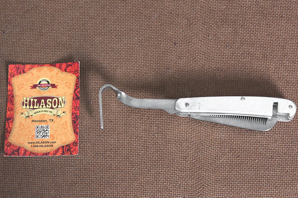 Hilason Western Horse Care Thinning Knife W/ Hoof Pick