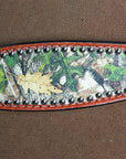 Hilason Western Horse Breast Collar Headstall American Leather Camouflage Mahogany