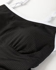 Capri Ribbed Lined Swim Dress