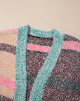 Elsa Slit Open Front Cardigan