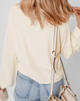 Evelyn Lantern Sleeve Henley Sweatsuit
