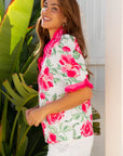 Aspen Short Sleeve Blouse Top