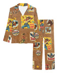 Baha Ranch Vintage Cowgirl Collage Pajama Set