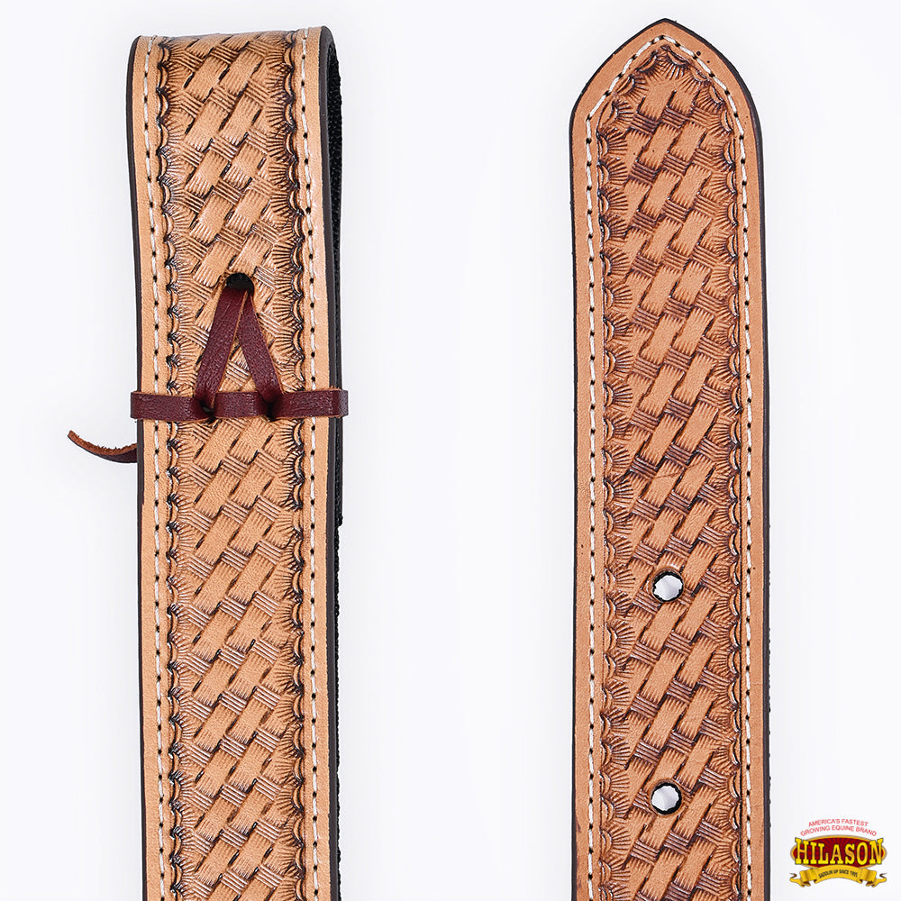 Hilason Western Leather Horse Saddle Back Billets