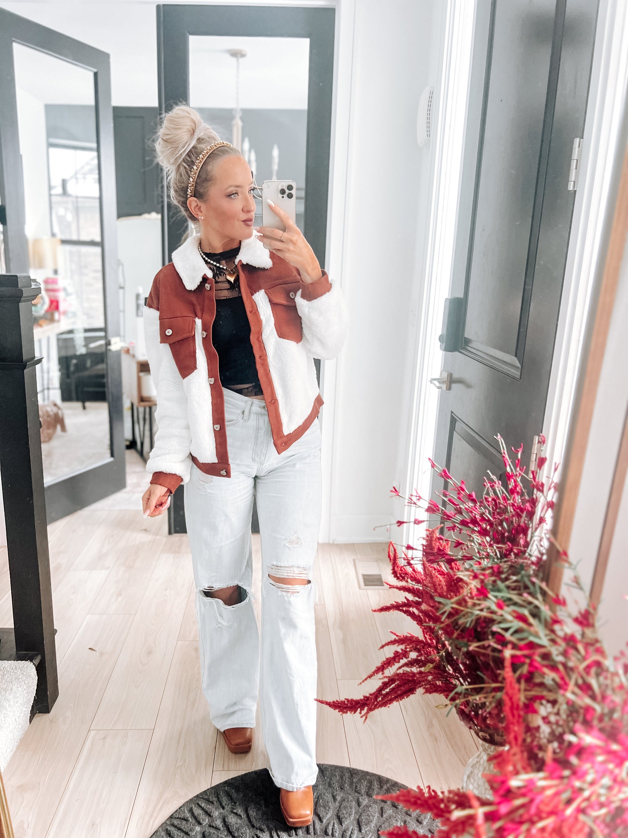 Charming Chestnut Jacket -clearance