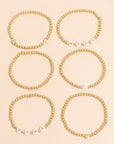 Milana Plated Beaded Bracelet Set