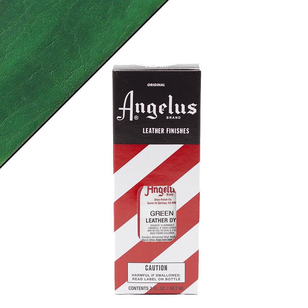 Angelus Permanent Leather Dye With Applicator 3Oz Army Tan