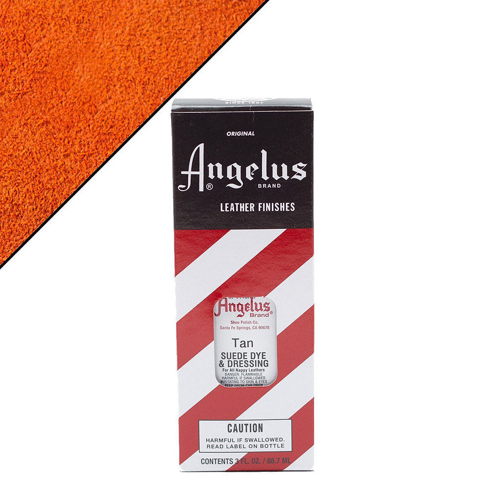 Angelus Leather Suede Dye Dressing For Boot Bags 3Oz W/ Applicator All Colors