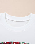 Madison Transfer Printing Crewneck Pullover