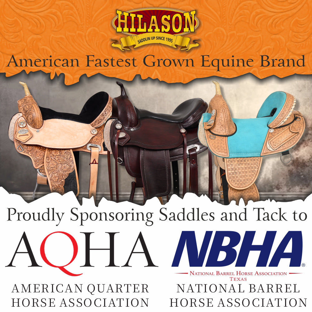 Western Horse Saddle American Leather Barrel Flex Tree Trail Hilason