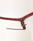 46 In Hilason Western Right Hand Gun Holster Rig 44/45 Cal Leather Cowboy