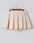 Millie Trim Boho Ruffled PLUS Shorts