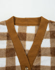 Amora Sherpa Loose Knit Cardigan