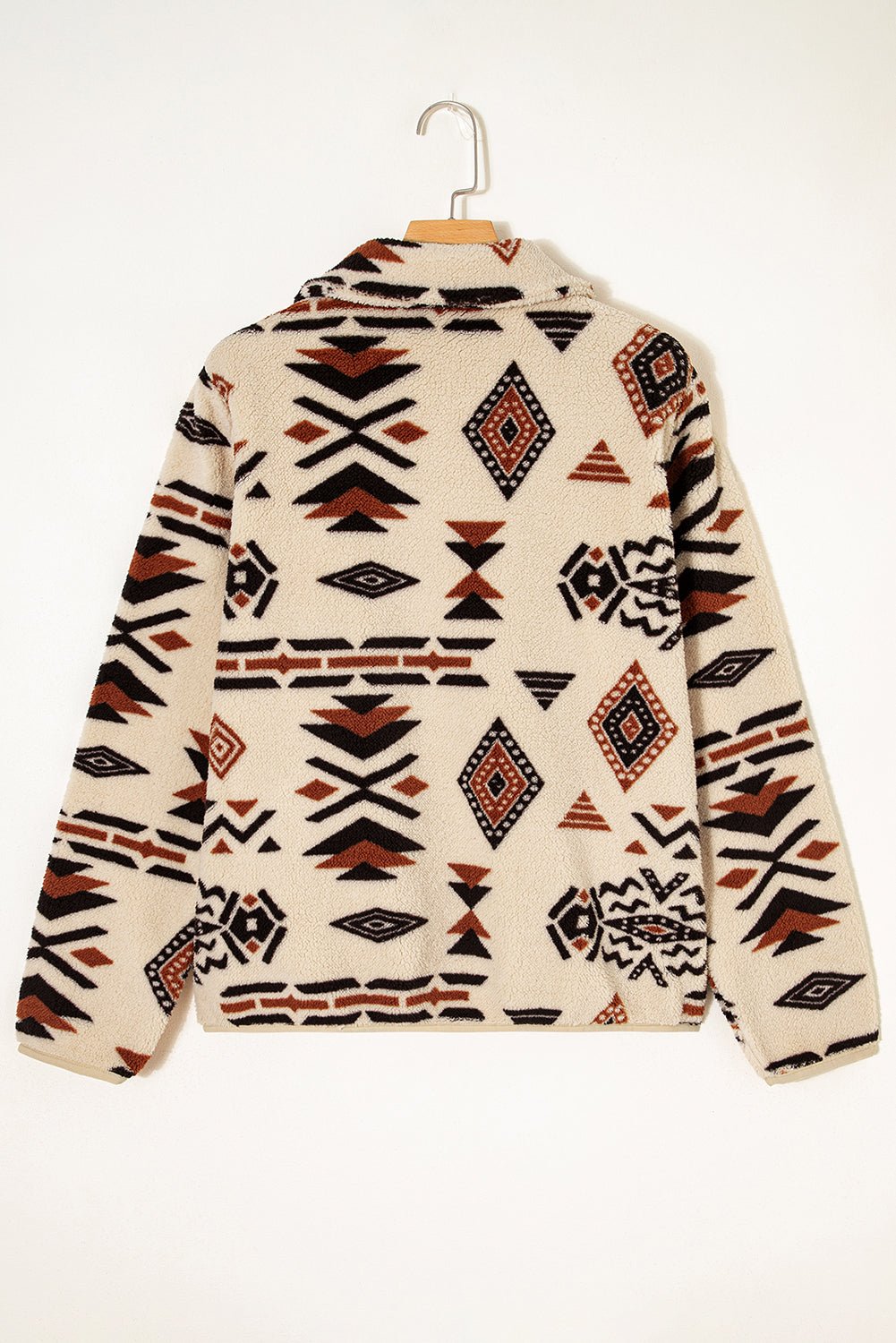Clara Half Placket Plush Sweatshirt