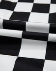 Checker Flap Pocket Button Front Shacket