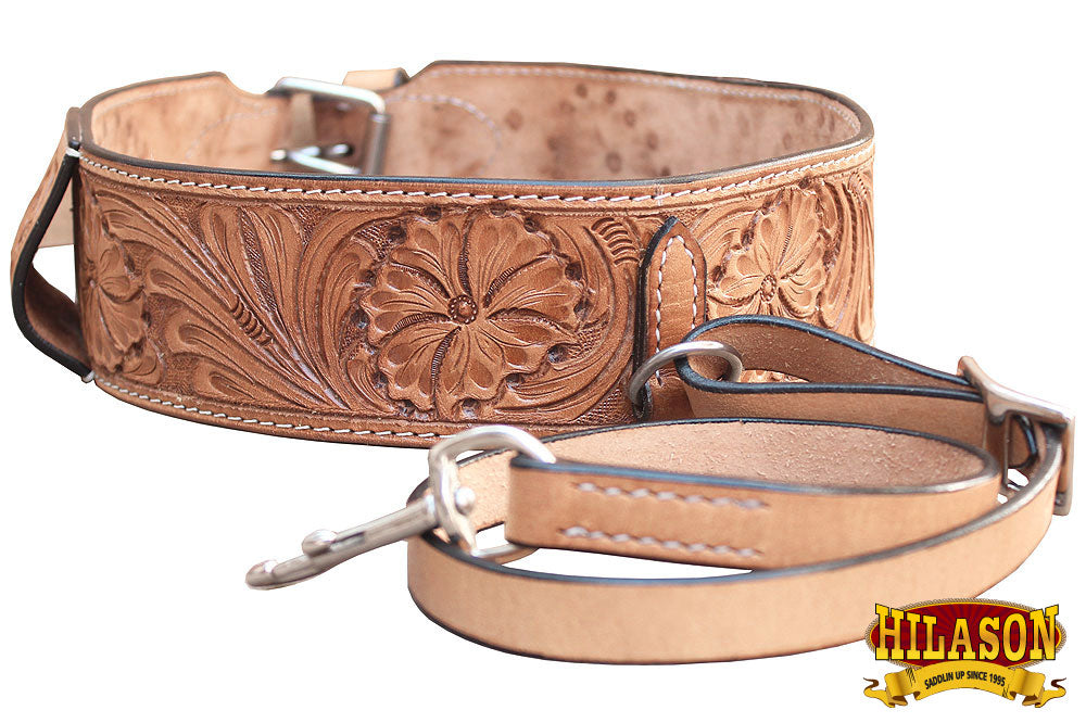 Hilason Western Leather Horse Saddle Girth Cinch