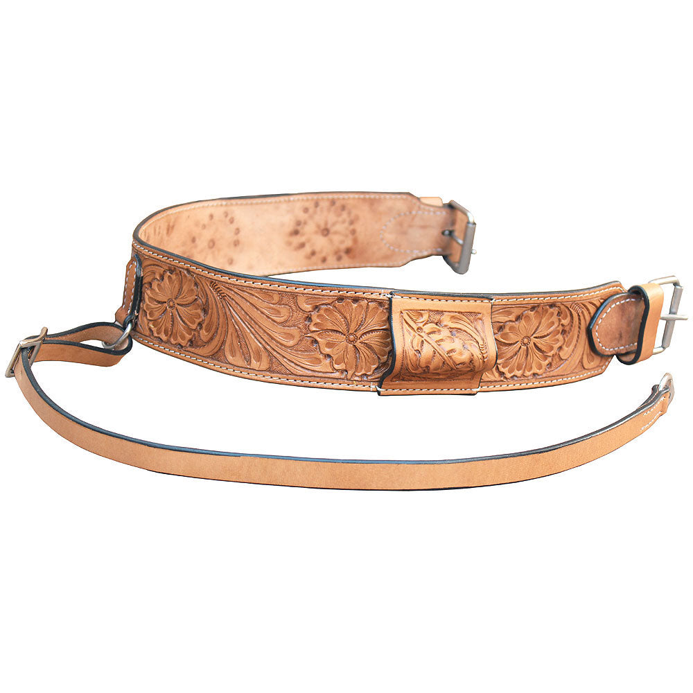 Hilason Western Leather Horse Saddle Girth Cinch