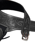 48 In Hilason Western Right Hand Gun Holster Rig 22 Cal Leather Cowboy