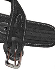 44 In Hilason  Western Right Hand Gun Holster Rig 38 Cal Leather Cowboy