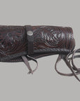 44 In Hilason Western Right Hand Gun Holster Rig 44/45 Cal Leather Cowboy