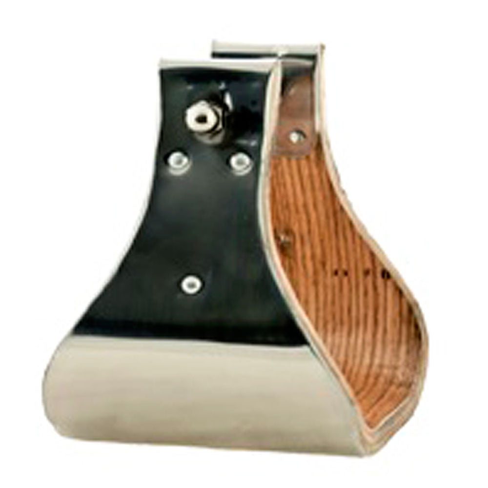 Hilason Horse Bell Stirrups Bound Stainless Steel