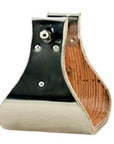 Hilason Horse Bell Stirrups Bound Stainless Steel