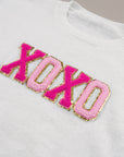 Robin Glitter Print Casual Sweater