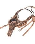 Hilason Western Leather Shoulder Rig Gun Holster 44/45 Caliber