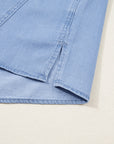 Londyn Bracelet Sleeve Chambray Shirt